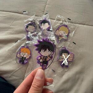 NEW mob psycho 100 keychain bundle